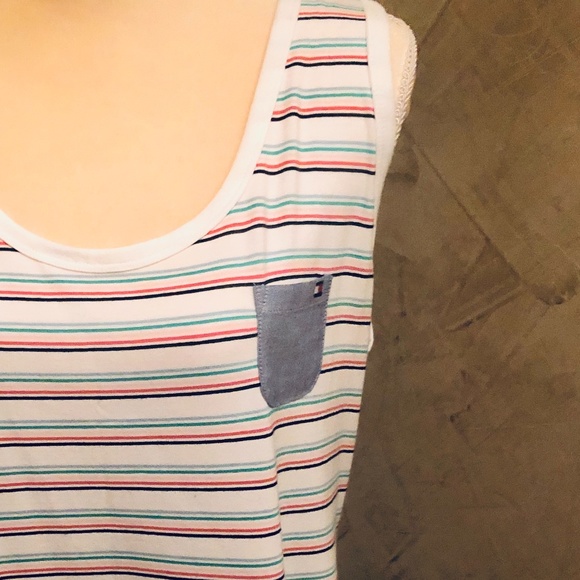 NWT~TOMMY Hilfiger~Super Soft Striped Maxi Dress - Picture 9 of 9